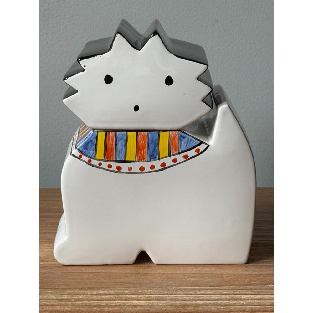 Rare Friends Abstract Cat Lidded Cookie Jar | Annee Goodchild | Portugal